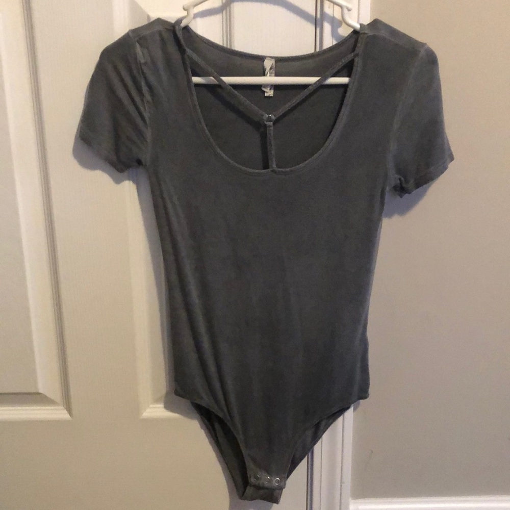 Gray Bodysuit